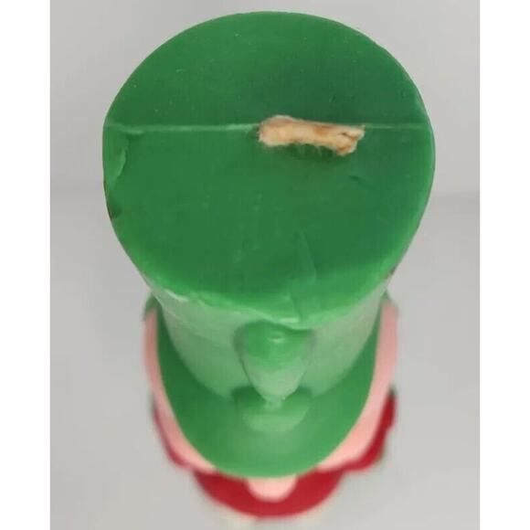 Vintage Holly Brights Toy Soldier Christmas Holiday Candle 5.5" SKU H113 - Picture 6 of 7